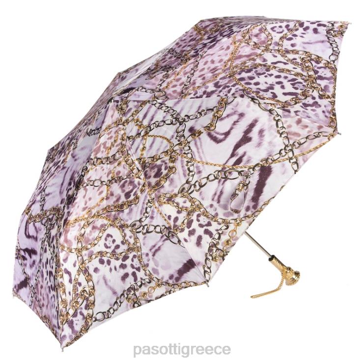 ομπρέλα | PASOTTI 257 58002-7 p14 - animalier και αλυσίδες τύπωμα πτυσσόμενη ομπρέλα 2N6B8618 γυναίκες